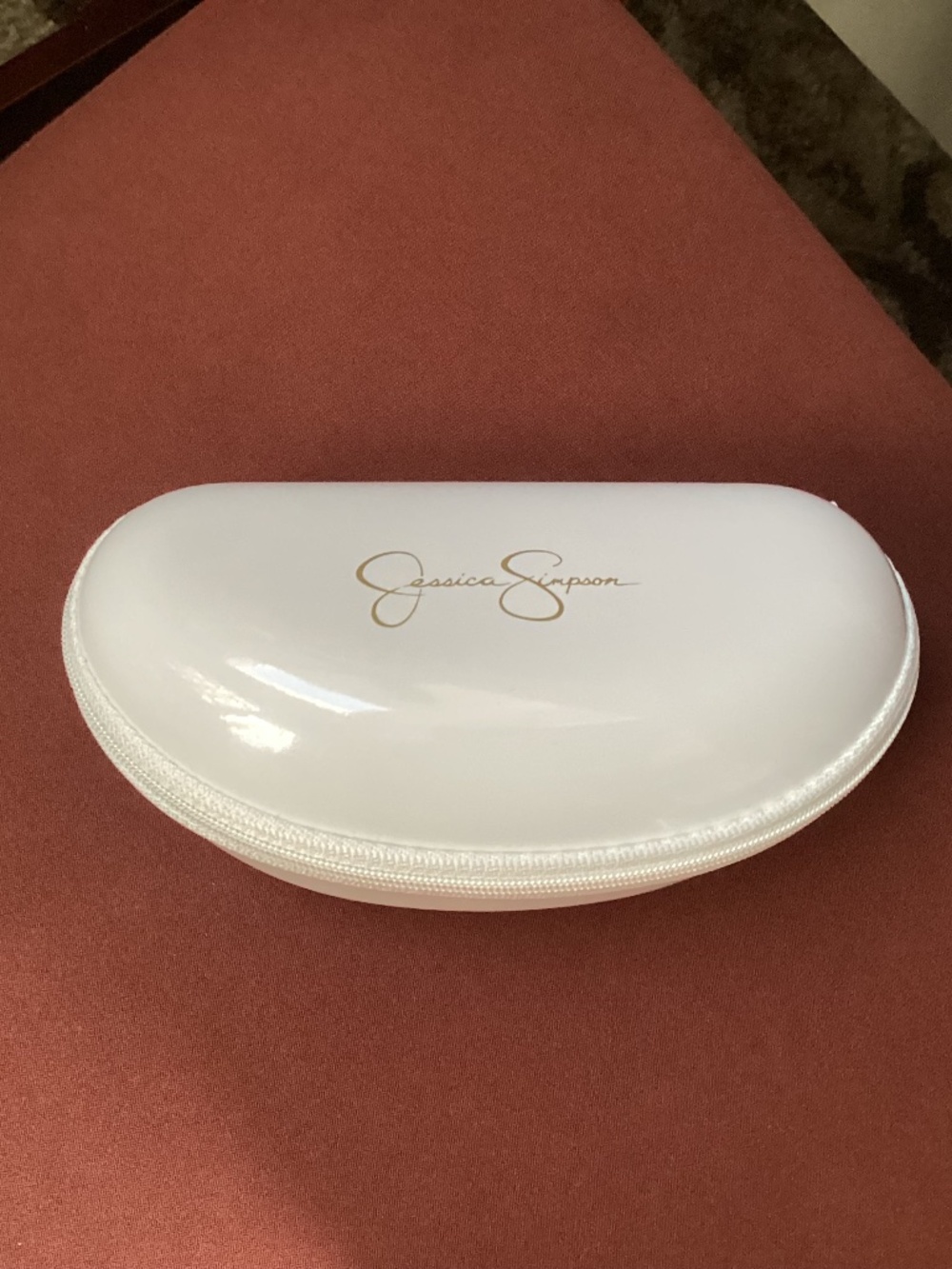 Jessica Simpson White Sunglasses Hard Case